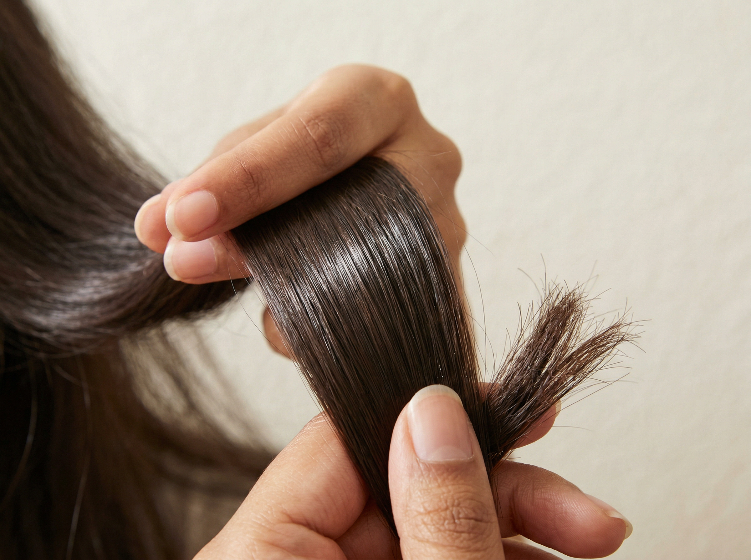 Healthy shiny smooth hair strands - Week 8