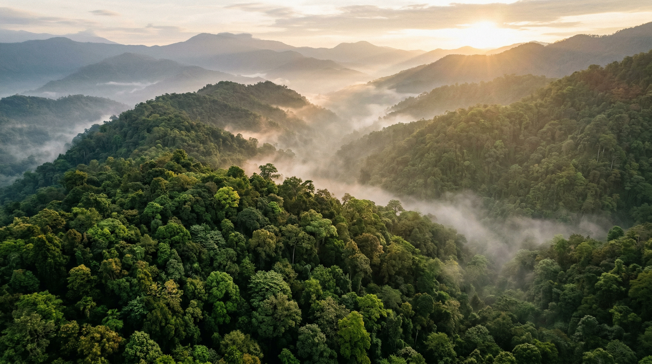 Lush green Himalayan forest where Dear Care Nepal sources its botanicals